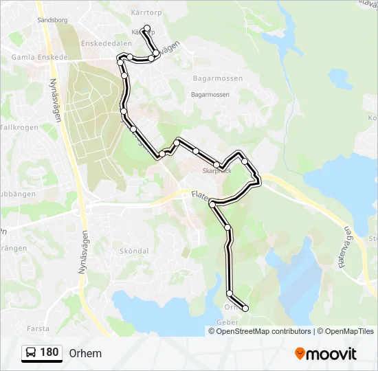 180  Line Map