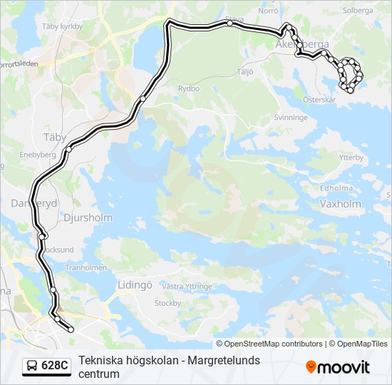 628C  Line Map