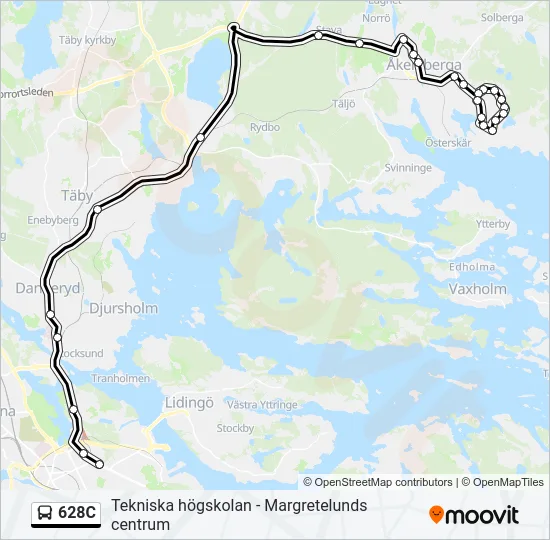 628C  Line Map