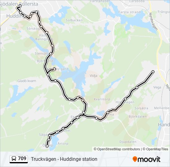 709  Line Map