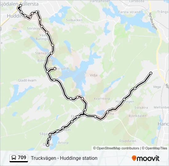 709  Line Map