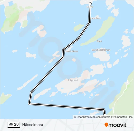 20 Ferry Line Map