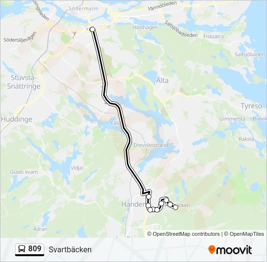 809  Line Map