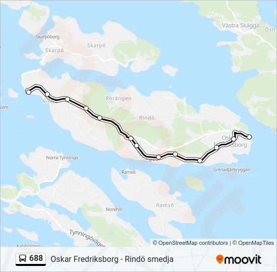 688  Line Map