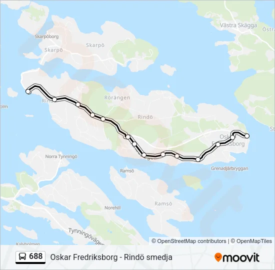 688  Line Map