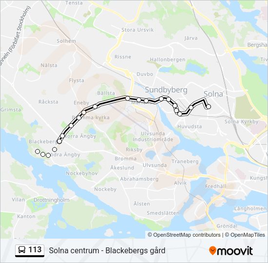 113  Line Map