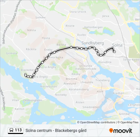 113  Line Map