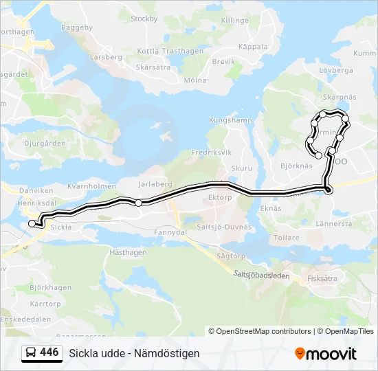 446  Line Map