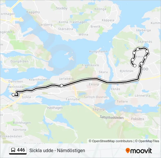 446  Line Map