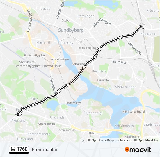 176E  Line Map