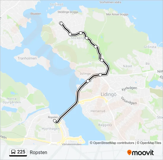 225  Line Map