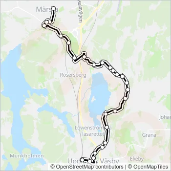577 Bus Line Map