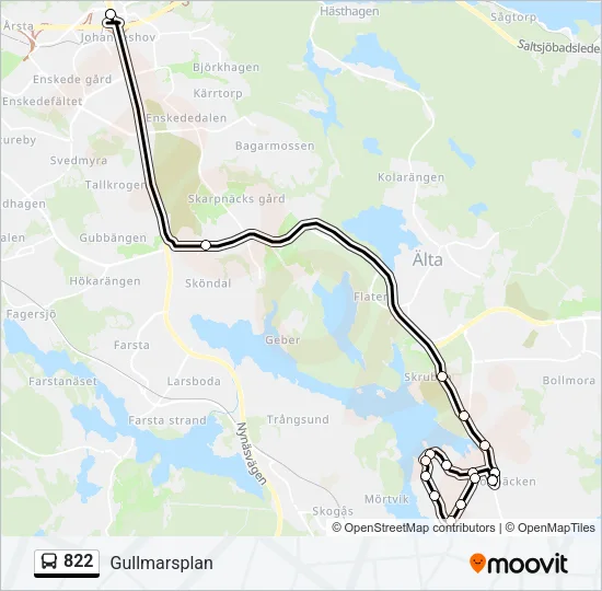 822  Line Map