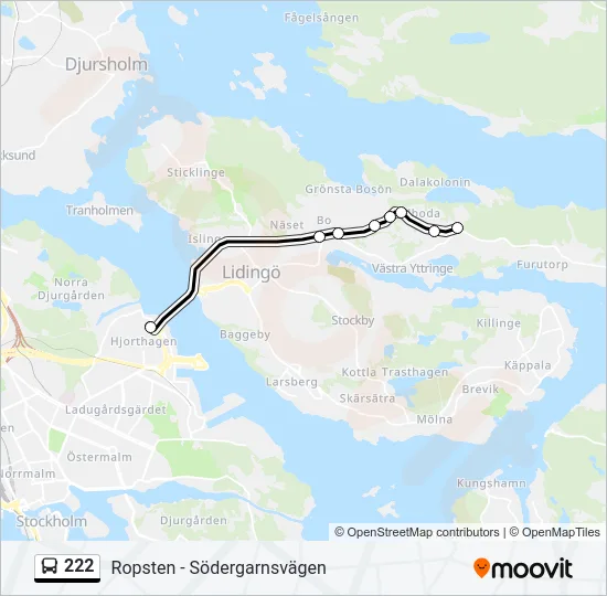 222  Line Map
