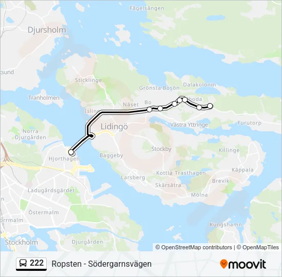 222  Line Map