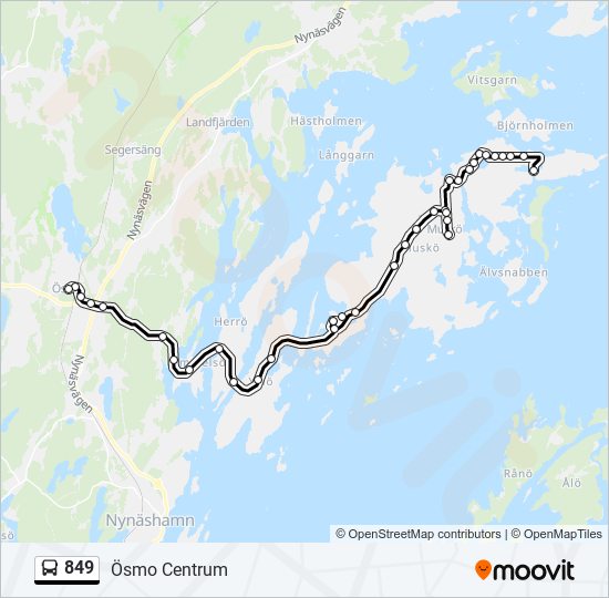 849  Line Map