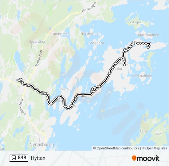849  Line Map