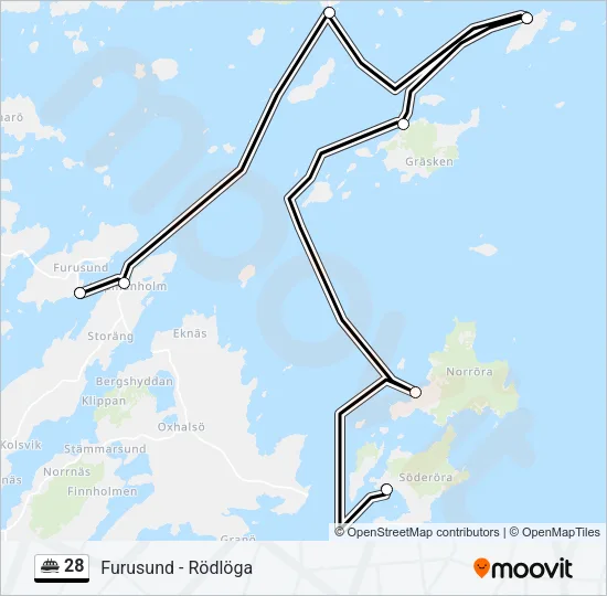 28 Ferry Line Map