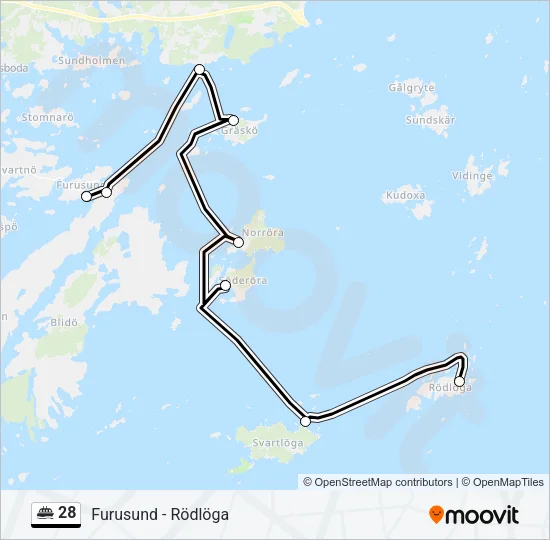 28 Ferry Line Map
