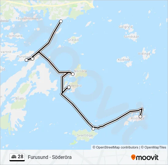 28 Ferry Line Map