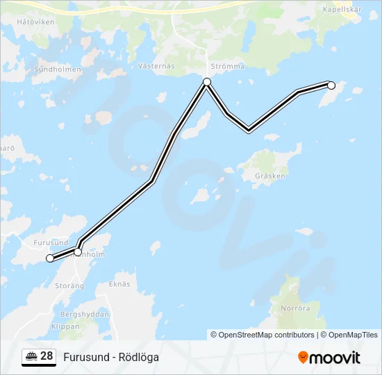 28 Ferry Line Map