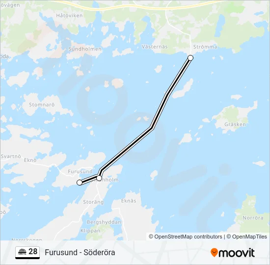 28 Ferry Line Map