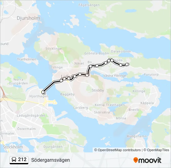 212  Line Map