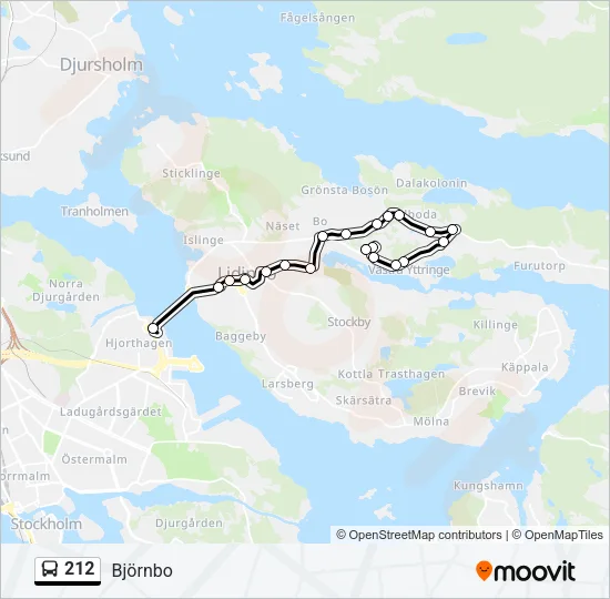 212  Line Map