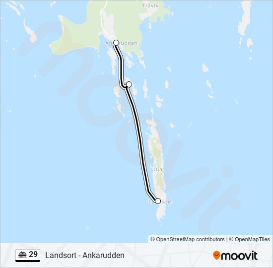 29 ferry Line Map