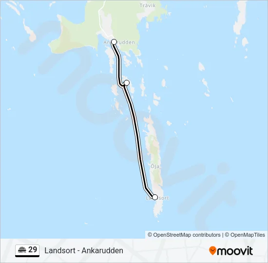 29 Ferry Line Map