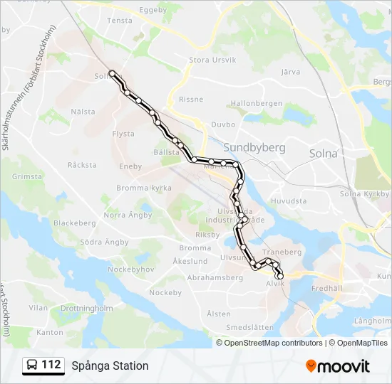 112  Line Map