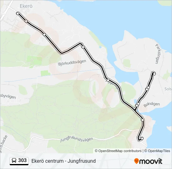 303  Line Map