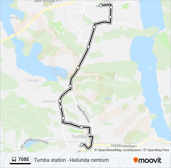 708E  Line Map