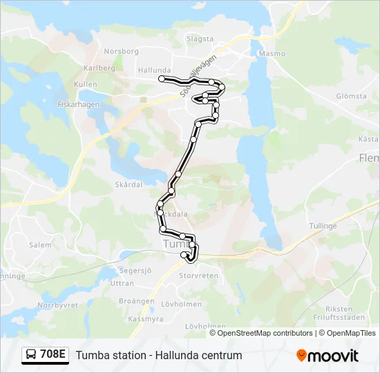708E  Line Map
