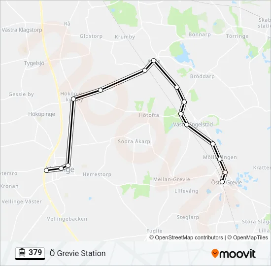 379 Cable Car Line Map