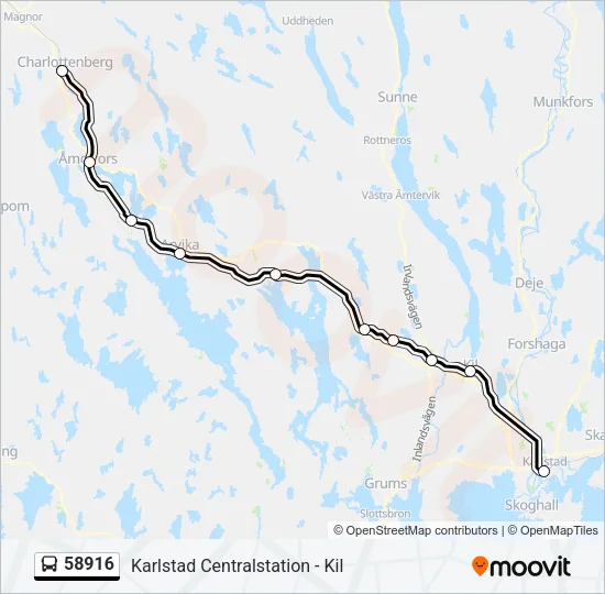 58916 Bus Line Map