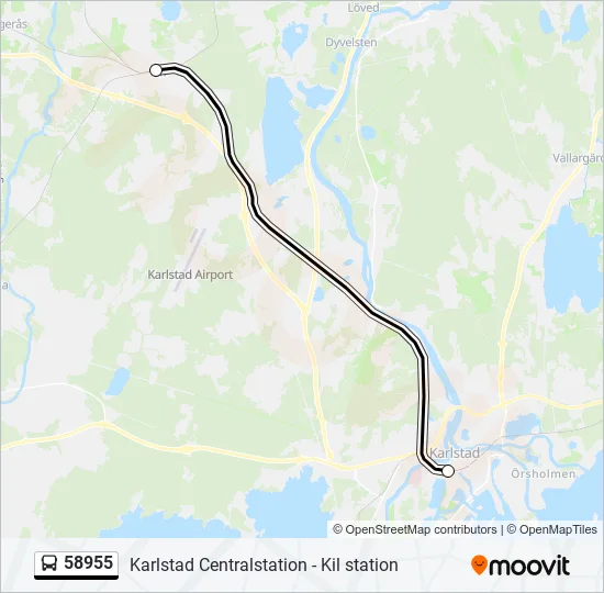 58955  Line Map