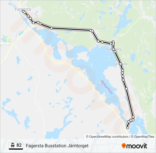 82 Cable Car Line Map