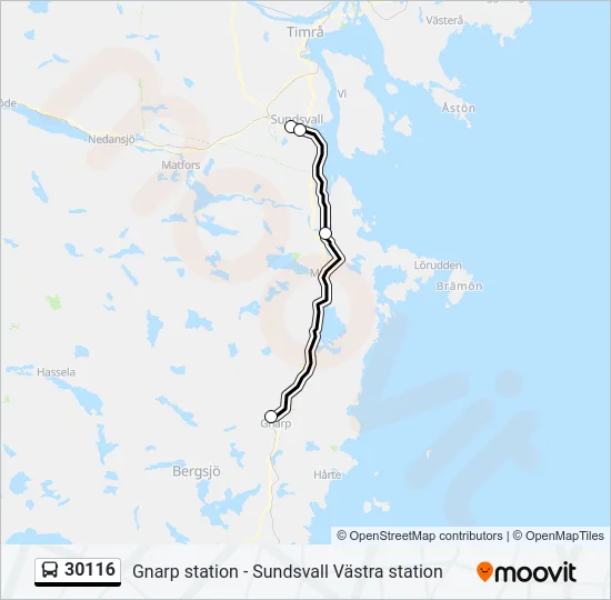30116 Bus Line Map