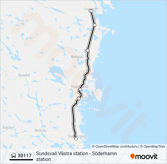 30117 Bus Line Map