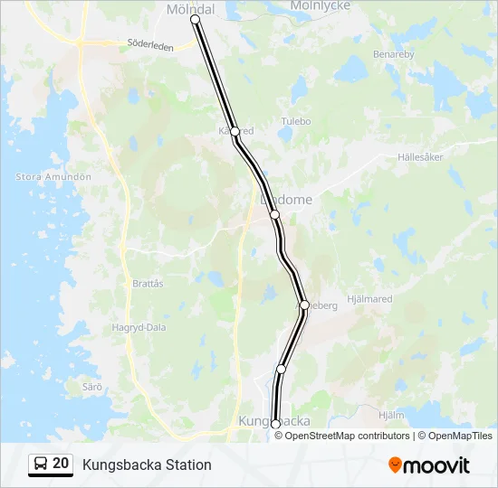 20  Line Map
