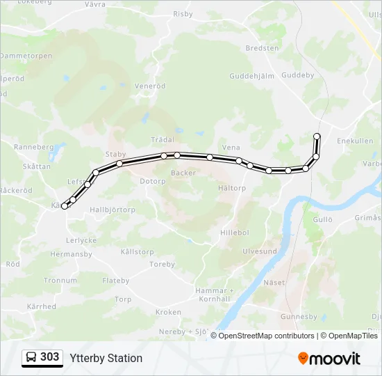 303  Line Map
