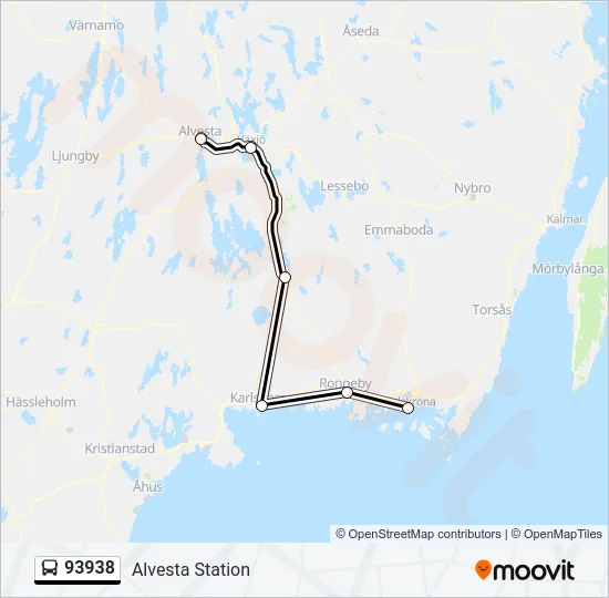 93938 Bus Line Map