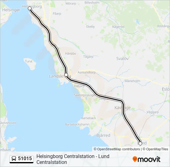 51015 Bus Line Map
