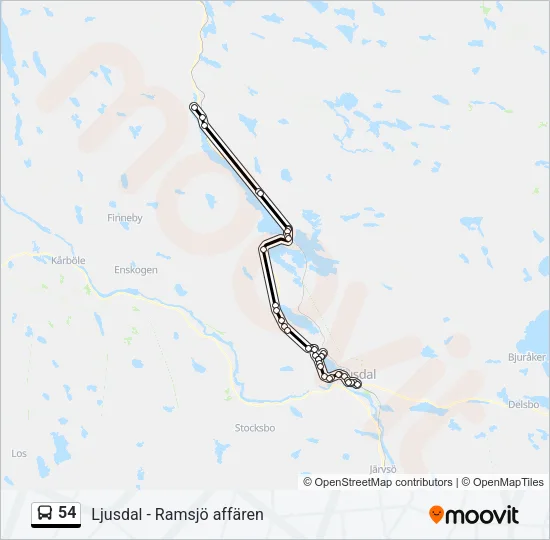 54  Line Map