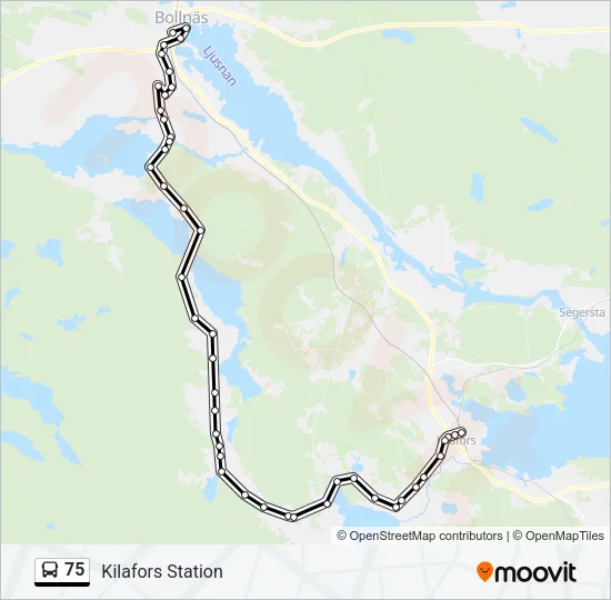75  Line Map