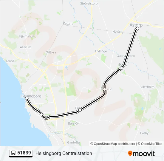 51839 Bus Line Map