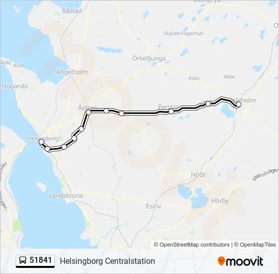 51841 Bus Line Map