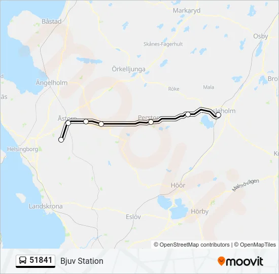 51841 Bus Line Map