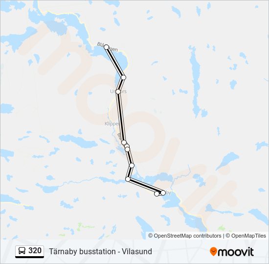 320 bus Line Map